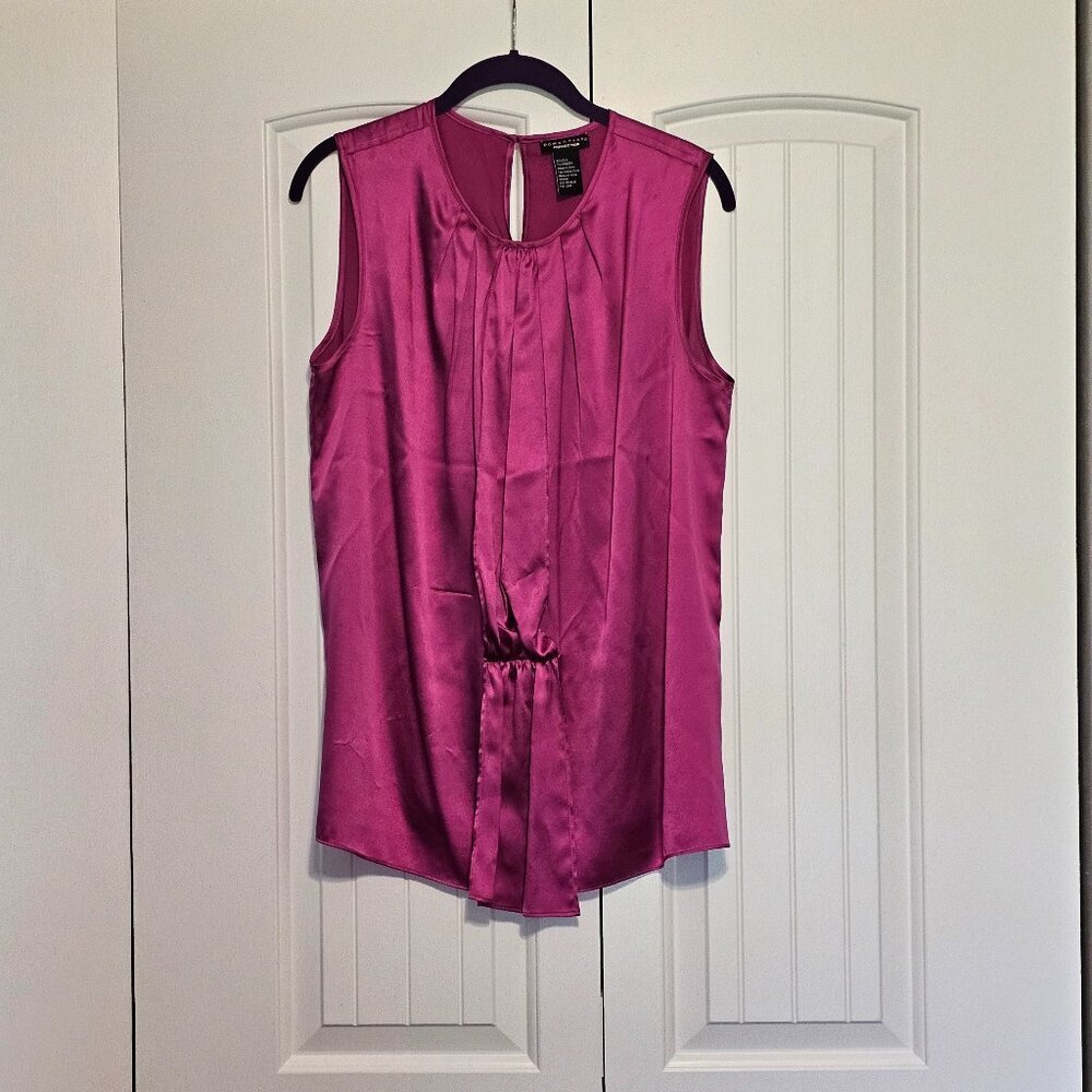 Women's‎ Doncaster Fuchsia Silk Blend Sleeveless Top Size 10